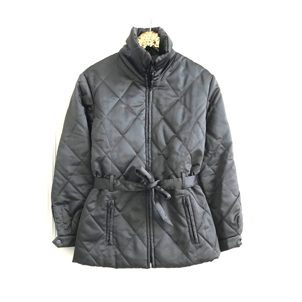 Andrew Marc Jacket Gunmetal Puffer